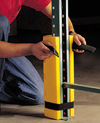 Rack Sentry being installed