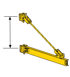 tie rod jib crane wall bracket centers