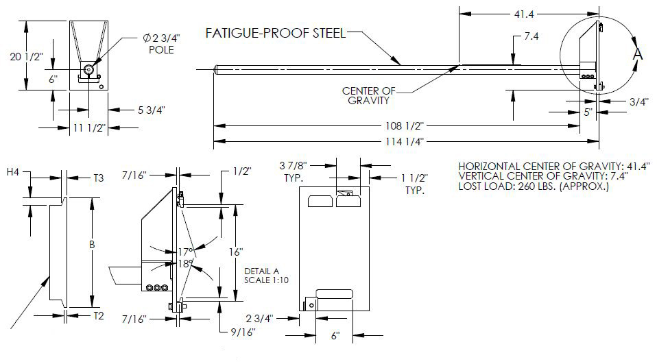 diagram showing dimensions