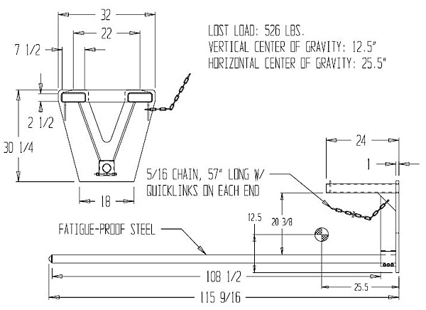 diagram showing dimensions