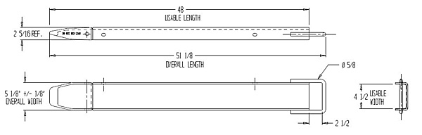 diagram showing dimensions