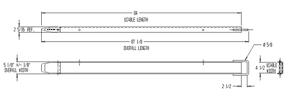 diagram showing dimensions