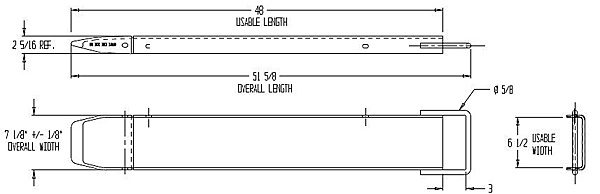 diagram showing dimensions