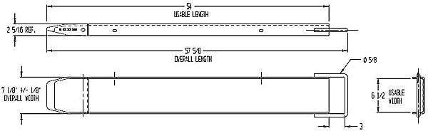 diagram showing dimensions