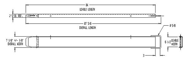 diagram showing dimensions
