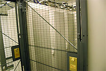 Wire partition door