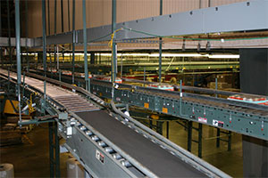 belt and roller conveyor system