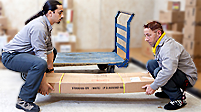 Picking up heavy load