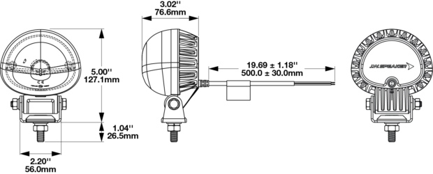 Forklift Safety Arc Beam LED