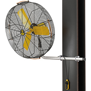 AirEye fan I-beam and C-channel mount