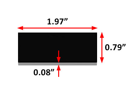 cross section drawing of IW60-6916 with dimensions