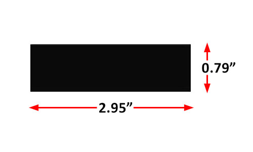 cross section drawing of IW60-6858 with dimensions