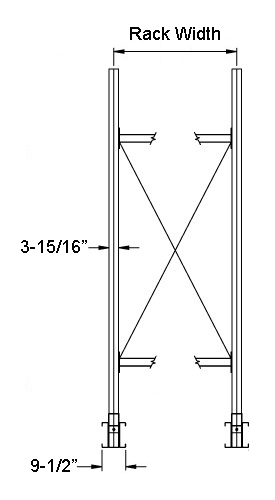 heavy duty cantilever front view