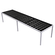 Aluminum Grow Table with Inset Deck - 38"W x 146"L x 30"H
