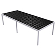 Aluminum Grow Table with Inset Deck - 50"W x 122"L x 30"H