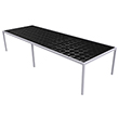 Aluminum Grow Table with Inset Deck - 50"W x 146"L x 30"H