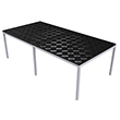 Aluminum Grow Table with Top Mounted Deck - 48"W x 69"L x 30"H