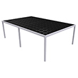 Aluminum Grow Table with Inset Deck - 62"W x 98"L x 30"H