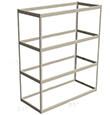 Long Span Shelving, 60" x 24" x 84" No Decking, 800 Lbs. Cap., Starter
