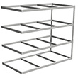 Long Span Shelving, 96" x 30" x 84" No Decking, 1000 Lbs. Cap., Adder