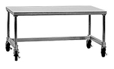 Mobile Aluminum Equipment Stand - 24"D x 24"H x 36"L