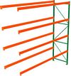 Seismic Pallet Rack - 42"D x 192"H x 144"W Adder, 4 Beam Levels, 8020 lb. Cap./Level