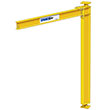 Full Cantilever Mast Jib Crane - 1/2 Ton Cap., 20' Span, 16' Ht.