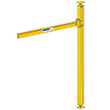 Drop Cantilever Mast Jib Crane - 1/4 Ton Cap., 14' Span, 16' Ht.