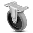 Rigid Caster - 4" x 0.94" TPR Wheel, 125 lb. Cap.