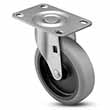 Swivel Caster - 4" x 0.94" TPR Wheel, 125 lb. Cap.
