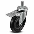 Swivel Stem Caster with Total Lock - 5" x 1.25" Polypropylene Wheel, 325 lb. Cap.