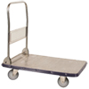 Stainless Steel Platform Truck - 19" x 29" - Foldable Handle