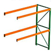 Pallet Rack Adder - 96w x 36d x 120h, 2 Beam Levels - 4000 Cap. Beams