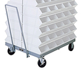Double Wide Mobile Section Bin Truck