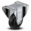 Rigid Caster - 3" x 1.25" Polypropylene Wheel, 270 lb. Cap.