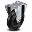 Rigid Caster - 5" x 1.25" Polypropylene Wheel, 325 lb. Cap.