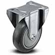 Rigid Caster - 4" x 1.25" TPU Wheel, 275 lb. Cap.