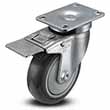 Swivel Caster with Total Lock - 4" x 1.25" TPU Wheel, 275 lb. Cap.
