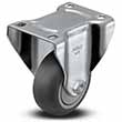 Rigid Caster - 3" x 1.25" TPR Wheel, 210 lb. Cap.