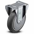 Rigid Caster - 5" x 1.25" TPR Wheel, 325 lb. Cap.
