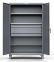 Storage Cabinet with 4 Adjustable Shelves and 3 drawers - 36"w x 24"d x 72"h
