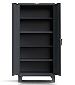 Storage Cabinet with 3 Adjustable Shelves - 36"w x 24"d x 60"h