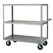 Steel Shelf Truck - 3 Flush Shelves, 30"W x 60"L