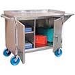 Stainless Steel Mobile Cabinet - 46" x 26" x 41"