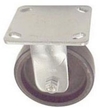 40 Series Rigid Caster - 5" x 1-1/2" Urethane on Iron Wheel - 720 lb. Cap.
