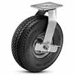 Swivel Caster with Side Lock - 8.58" x 2.86" Never-Flat Foam Wheel, 350 lb. Cap.