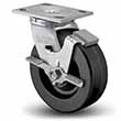 Swivel Caster with Top Lock - 6" x 2" Phenolic Wheel, 1200 lb. Cap.