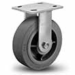 Rigid Caster - 6" x 2" TPE Wheel, 7.25" Mount Ht., 600 lb. Cap.