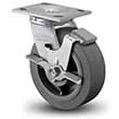 Swivel Caster with Side Lock - 8" x 2" TPE Wheel, .75" Kingpin, 675 lb. Cap.