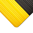 Tuf Sponge Black w/Yellow Borders 3/8in x 2ft x 3ft